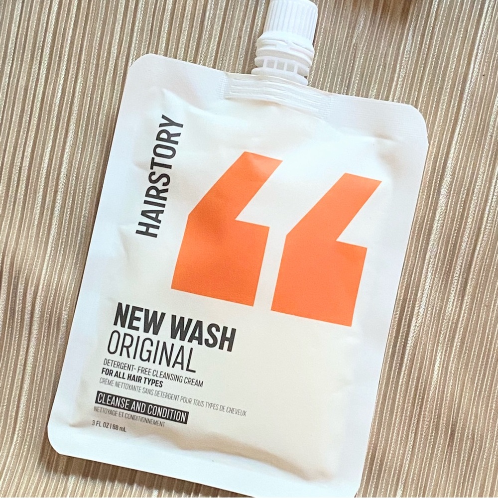 Hairstory New Wash Original Detergent-Free Cleansing Cream 3 FL OZ